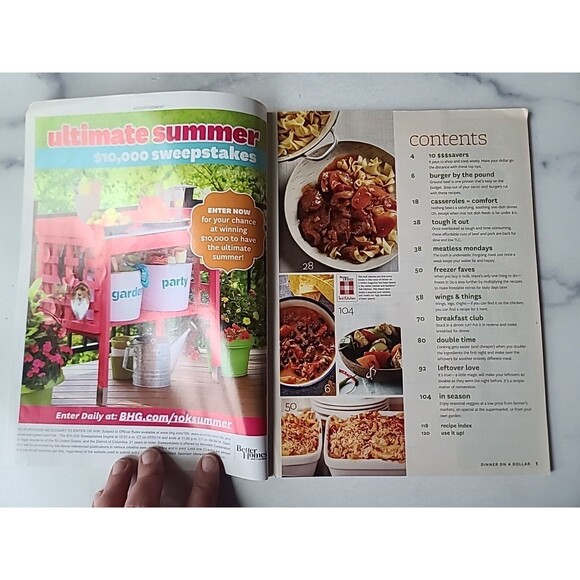 Better Homes And Gardens Special Interest Publications Dinner On A Dollar... - Picture 2 of 10